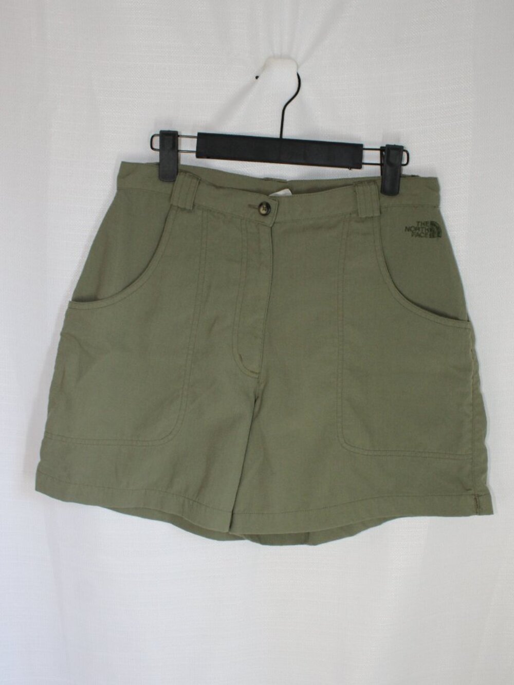 Women's Size 10 The North Face Olive Green Shorts, Hiking Camping Outdoors